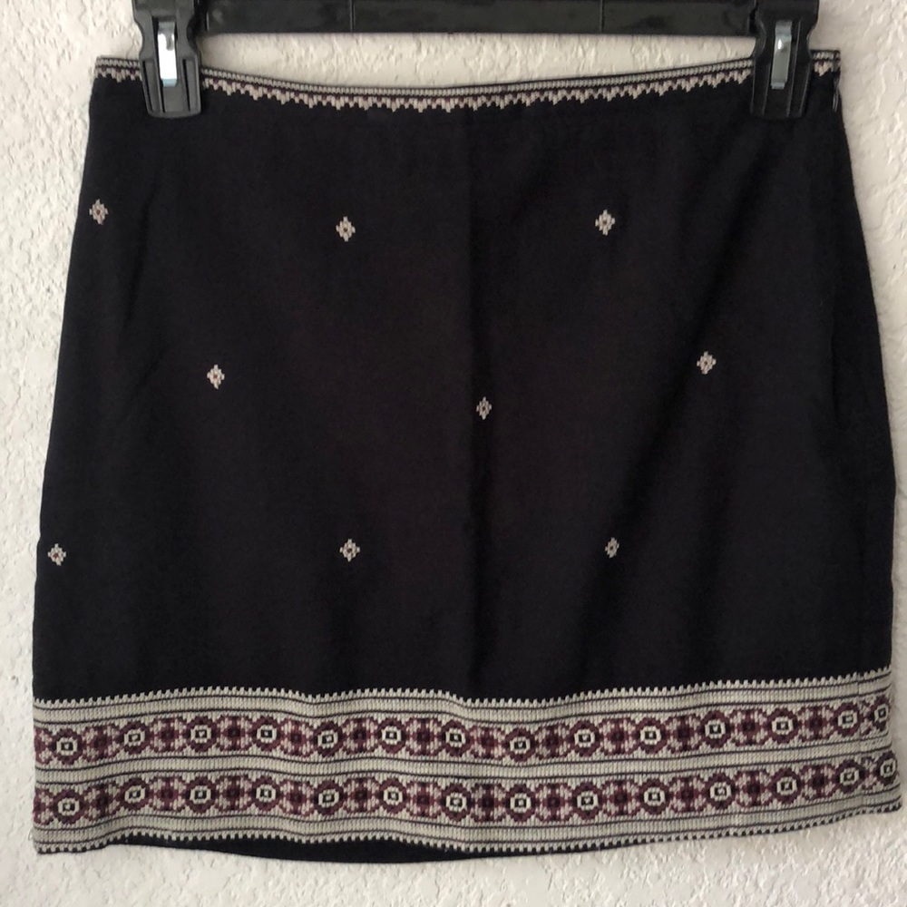 Madewell Embroidered Gamine Skirt